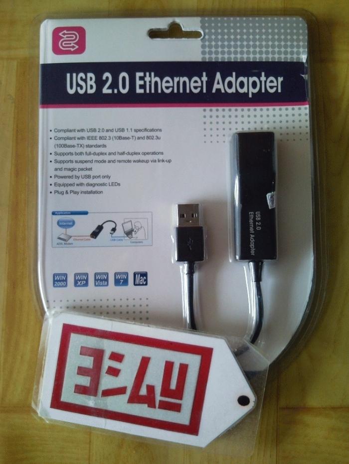 Gambar High Speed USB 2.0 Fast Ethernet Adapter for Apple Mac & Windows | 6 Months Warranty Replacement 1on1 ! dari every-thing4u Kota Administrasi Jakarta Barat Tokopedia