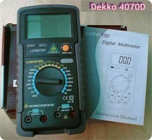 Gambar Dekko handheld LCR Meter 4070D dari 2R Hardware & Electronic Kota Surabaya Tokopedia