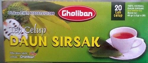 Gambar Teh celup daun sirsak dari Khazanahherbal Kota Bekasi Tokopedia