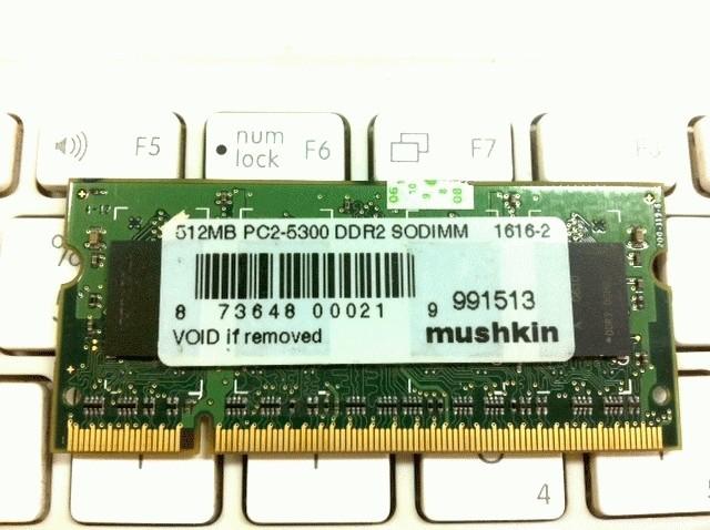 Gambar Mushkin 512MB SODIMM DDR2 667 PC-5300 for MAC Notebook BEKAS dari HippiShopxTokopedia Kota Tangerang Selatan Tokopedia