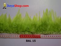 Gambar Bulu Ayam Lancip Hijau muda (BAL 15) dari ikeyashop Kota Surabaya 1 Tokopedia