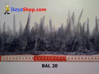 Gambar Bulu Ayam Lancip Abu abu cerah (BAL 20) dari ikeyashop Kota Surabaya 1 Tokopedia