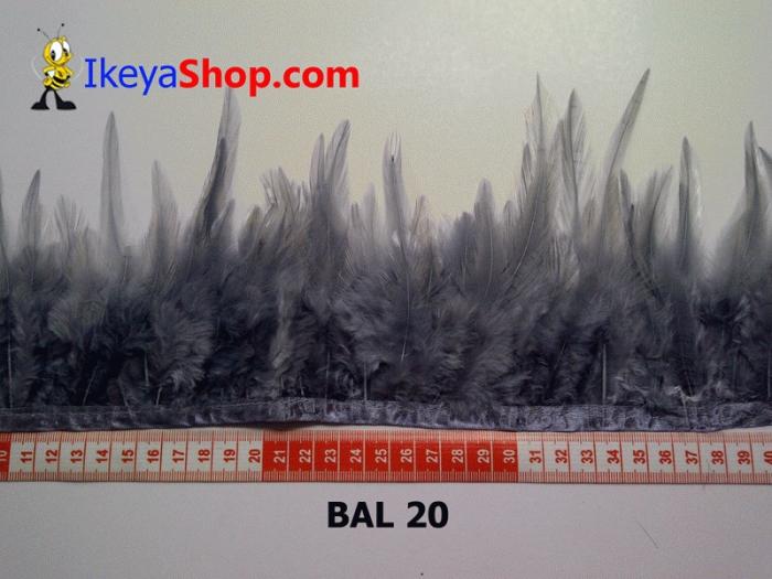 Gambar Bulu Ayam Lancip Abu abu cerah (BAL 20) dari ikeyashop Kota Surabaya Tokopedia