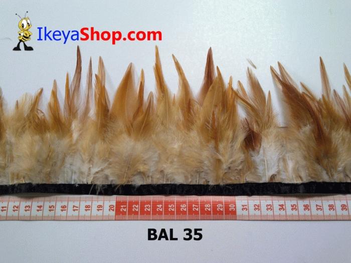 Gambar Bulu Ayam Lancip Coklat Putih (BAL 35) dari ikeyashop Kota Surabaya Tokopedia