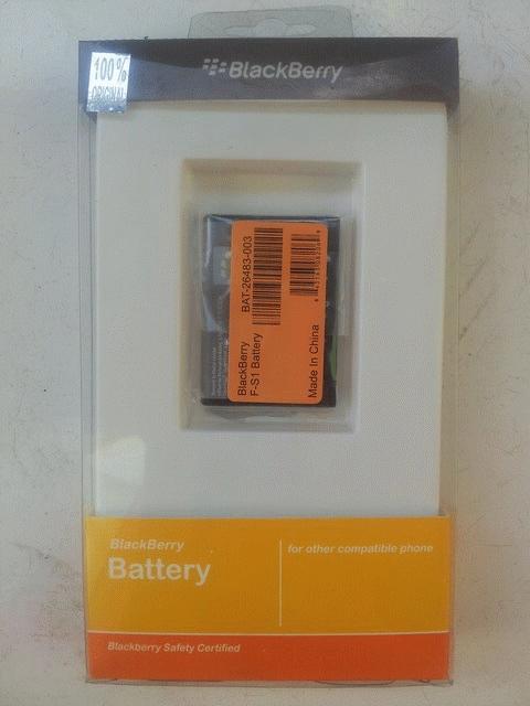 Gambar Battery/Baterai Blackberry (BB) Original 100% F-S1 (Torch) dari Rendew Store Kota Bekasi Tokopedia