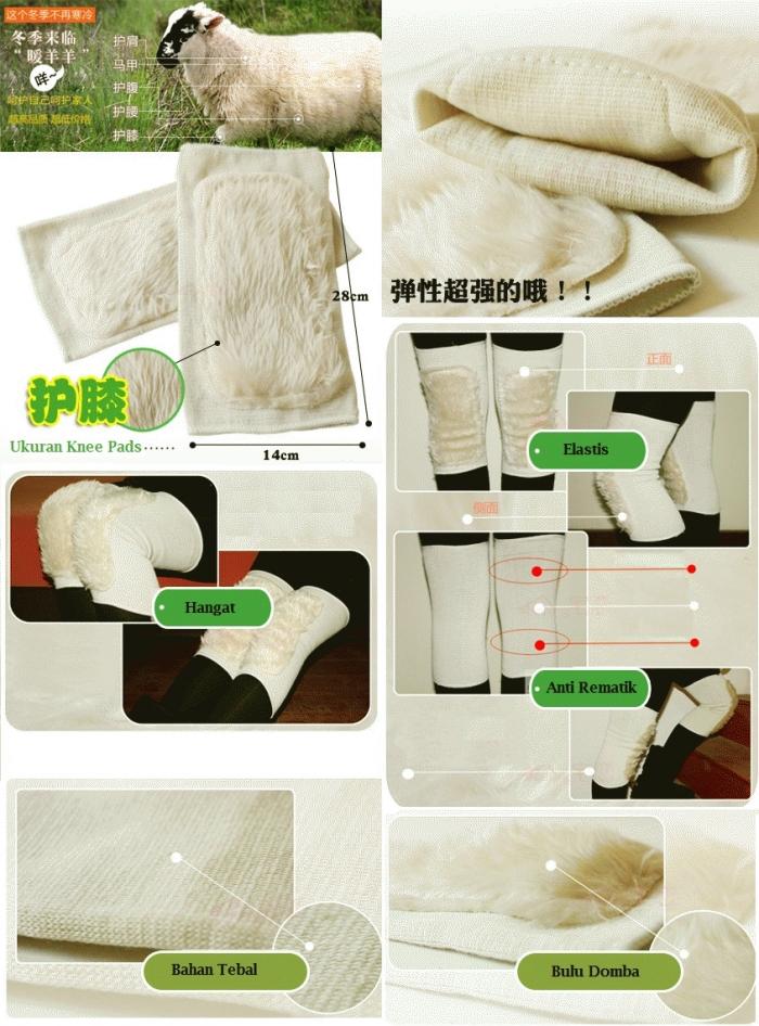 Gambar Knee Pads Bulu Domba - Anti Rematik/Arthritis dari Felix's Shop Jakarta Utara Tokopedia