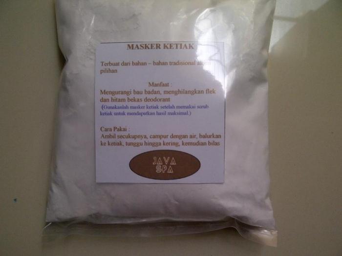 Gambar Masker Ketiak dari javaspa Kota Yogyakarta Tokopedia