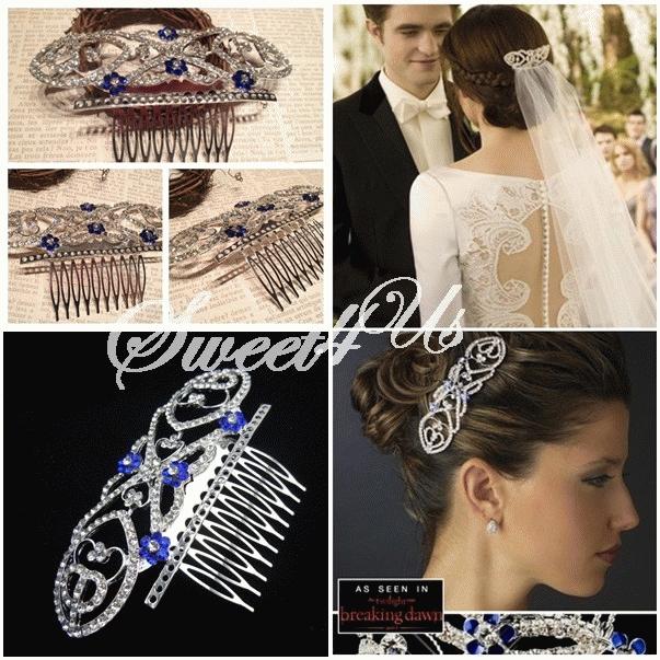 Gambar Hot Fashion Twilight Breaking Dawn Bella's Hair Comb Bride Crown for Wedding dari Sweetforus Kota Blitar Tokopedia