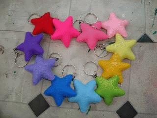 Gambar GANCI BINTANG WARNA WARNI dari Wi Ka Souvenir Kota Semarang Tokopedia