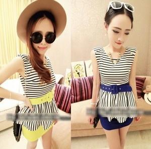 Gambar 11128 - yellow, blue  Dress dari Baju-Baju Murah Jakarta Utara Tokopedia
