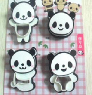 Gambar Set Cetakan Cookies Berbentuk Panda (1 Set Isi 4) dari Dunia Jasmine Kota Surabaya Tokopedia