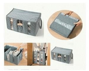 Gambar Bamboo Storage Box - Penyimpan pakaian dari serat bambu dari KemanggisanStore Kota Administrasi Jakarta Barat Tokopedia