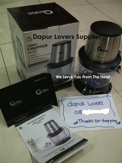 Gambar Oxone Professional Jumbo Chopper Grinder ox-272, Penggiling Serbaguna, Penggiling Aneka Gading dll dari Dapur Lovers Supplier Jakarta Timur Tokopedia