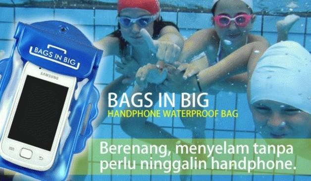 Gambar WATERPROOF PHONE BAG - Bags In Big (Double Seal) dari SUPER GROSIRAN SHOP Kota Administrasi Jakarta Barat Tokopedia