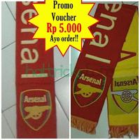 Gambar Syal Rajut Arsenal dari hattrickstore Kota Bandung 1 Tokopedia