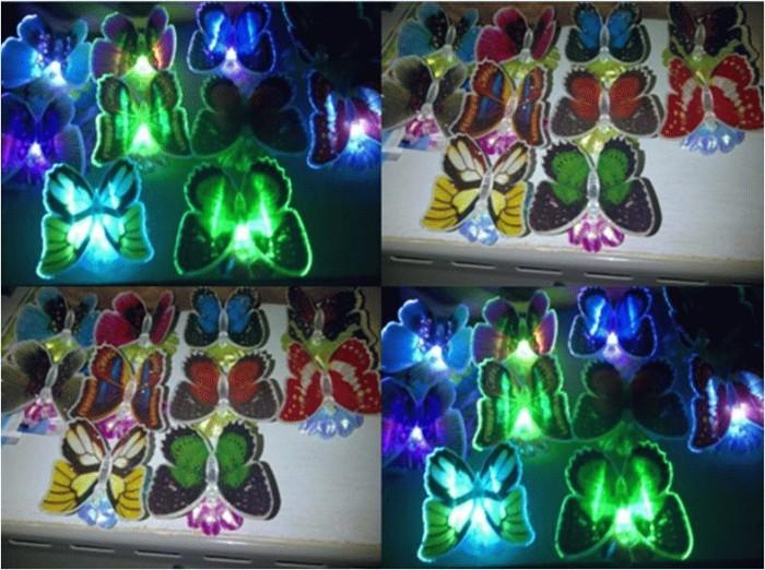 Gambar Lampu Kupu - Kupu New Model High Quality flower bunga barang unik berubah warna reseller dropship grosir ecer butterfly lamp dari Paffie Shop Grosir Kota Surabaya Tokopedia
