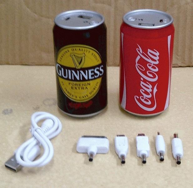 Gambar Powerbank Minuman Kaleng 5600mAh (Cocacola dan Guiness) dari WongCilik Kota Palembang Tokopedia