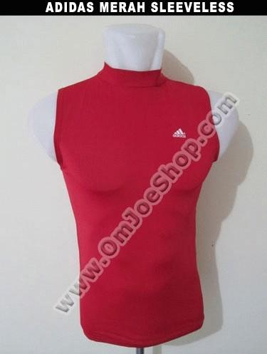 Gambar Baselayer Sleeveless Adidas Merah dari Om Joe Shop Kota Tangerang Tokopedia