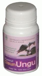 Gambar Kapsul Daun Ungu Atasi Ambeien dari khazanahherbal589 Kota Bekasi Tokopedia