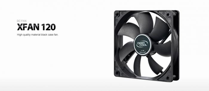 Gambar Deepcool XFan 12 cm Black dari Ardy Komputer Kota Malang Tokopedia