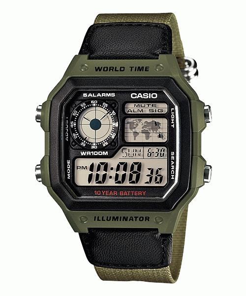 Gambar Jam Tangan Casio AE-1200WHB Original Tali Canvas dari Ogytashop Kota Administrasi Jakarta Pusat Tokopedia