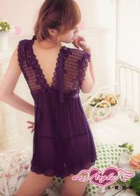 Gambar LINGERIE - KOREA - TPDTS1011PURPLE dari Nadia Fashion Malang Kab. Malang 5 Tokopedia