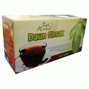 Gambar TEH CELUP DAUN SIRSAK (garansi daun sirsak 100% sealed ) asli dari TERAS HERBAL Solo Kab. Sukoharjo Tokopedia