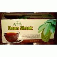 Gambar TEH CELUP DAUN SIRSAK (garansi daun sirsak 100% sealed ) asli dari TERAS HERBAL Solo Kab. Sukoharjo 2 Tokopedia