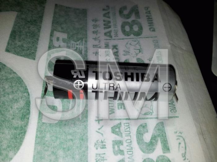 Gambar Baterai battery Lithium LS14500 ER6V 3.6v volt ukuran AA A2 merk Toshiba dengan pin dari Suara Mas Kota Surabaya Tokopedia