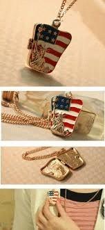 Gambar Fashion USA Statue of Liberty Flag Necklace dari Happy Go Lucky Gifts Kota Denpasar 2 Tokopedia