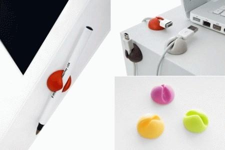 Gambar CABLE CLIPS - Klip serba guna untuk kabel, ball point dan lain lain (1 set isi 6 pcs) dari SoniaShop.Tokopedia Kota Surabaya Tokopedia