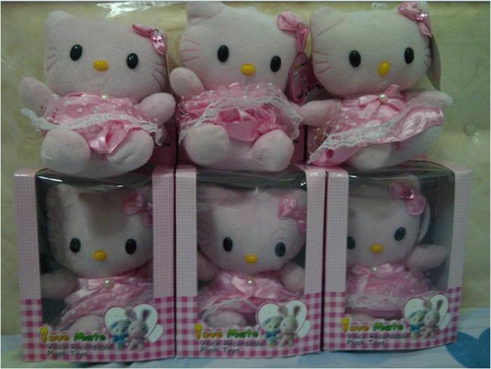 Gambar Boneka Rekam Suara Recorded toys Love Mate Hello Kity Barang Unik China Kado reseller dropship murah souvenir dari Paffie Shop Grosir Kota Surabaya Tokopedia