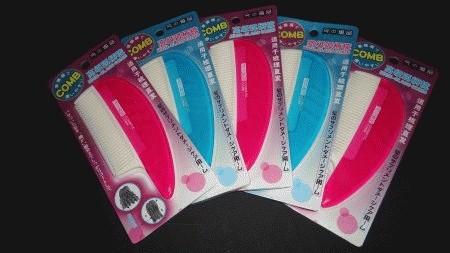 Gambar Sisir Ion Straight Comb (Pink, Putih, Biru) dari Silly Shop Kab. Bandung Tokopedia