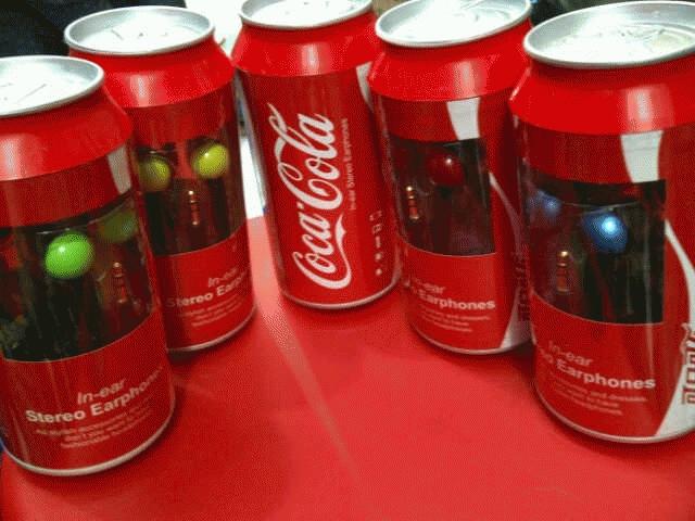 Gambar EARPHONE KALENG COCA COLA dari vin'z shop Jakarta Barat Tokopedia