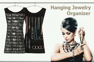 Gambar Hanging Jewelry Organizer: Tempat Perhiasan / Aksesoris Berbentuk Baju dari Ramayana Grosir Surabaya Kota Surabaya Tokopedia
