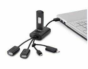 Gambar BELKIN USB HUB 4PORT FLEX HUB F4U046 dari Innovatech Official Kota Administrasi Jakarta Pusat Tokopedia