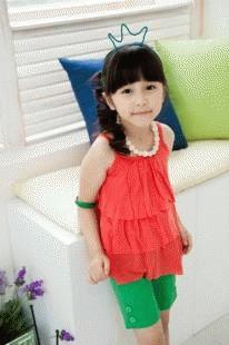 Gambar MZCS69 2 in 1 Ruffle Orange Top dari clafishope baby kid shop Kota Administrasi Jakarta Barat Tokopedia