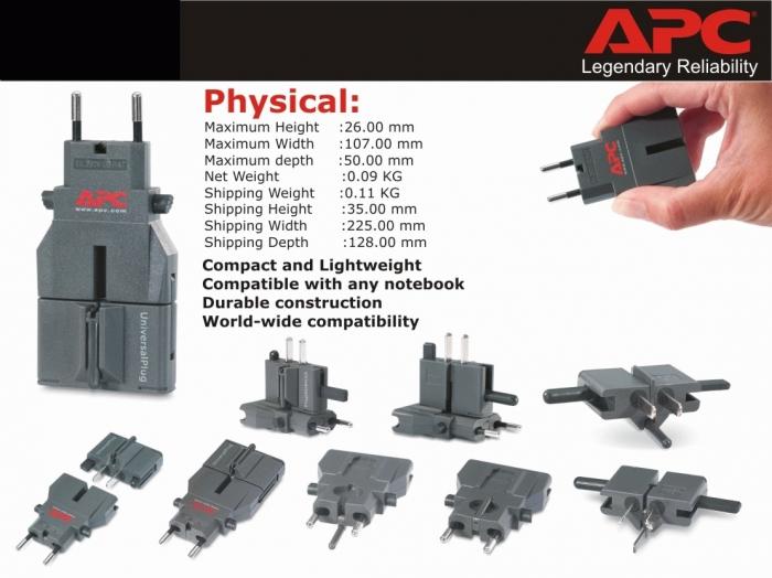 Gambar APC INPA UNIVERSAL PLUG ADAPTER dari Innovatech Official Kota Administrasi Jakarta Pusat Tokopedia