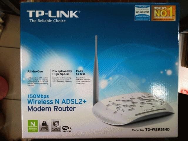 Gambar Jual Modem Reuter TP Link TD W8951ND dari Multiplus shop Kota Administrasi Jakarta Pusat Tokopedia