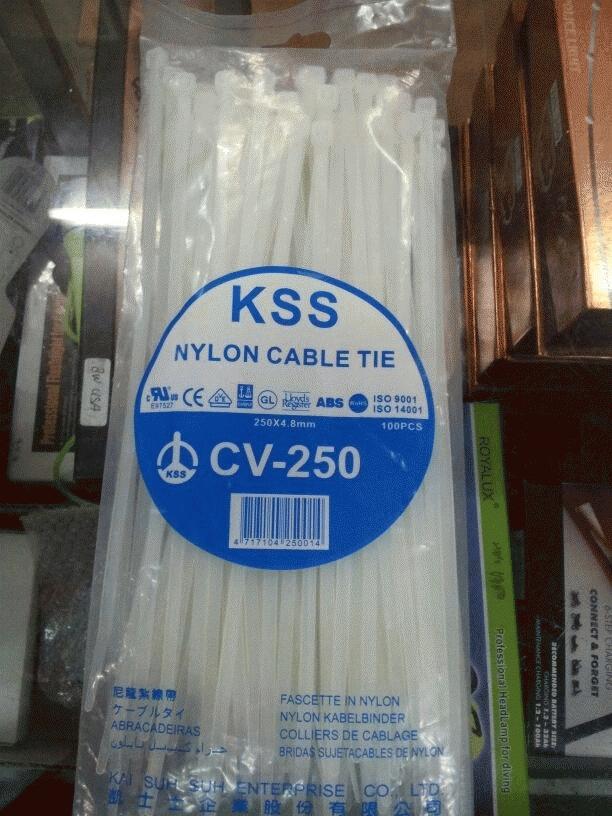 Gambar Kabel tis cable ties Pengikat Kabel KSS CV-250 25cm dari Suara Mas Kota Surabaya Tokopedia