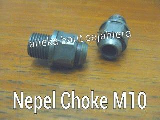 Gambar Nepel Choke M10 dari ANEKA BAUT SEJAHTERA Kab. Bekasi Tokopedia