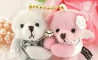 Gambar Twin Ring Wedding Bear Couple Ball Chain Charm Gantungan Handphone dari Kadokeren Kota Surabaya 3 Tokopedia