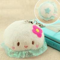 Gambar Fluffy Kawaii Sparkling Kurage-Chan Strap Gantungan HP dari Kadokeren Kota Surabaya 1 Tokopedia