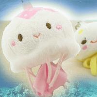 Gambar Fluffy Kawaii Sparkling Kurage-Chan Strap Gantungan HP dari Kadokeren Kota Surabaya 2 Tokopedia