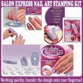 Gambar Salon Express ~ Nail Art Stamping Kit dari i2Y Store Kota Bandung Tokopedia