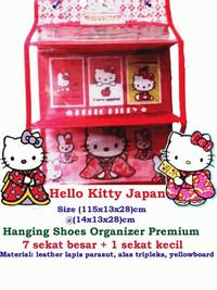 Gambar Premium Series: Hanging Shoes Organizer Character Hello Kitty dari Pusat Grosir Eceran Kota Surakarta 2 Tokopedia