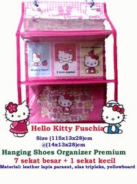 Gambar Premium Series: Hanging Shoes Organizer Character Hello Kitty dari Pusat Grosir Eceran Kota Surakarta 3 Tokopedia