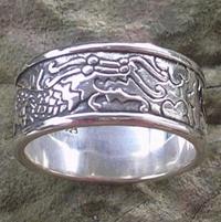 Gambar Cincin Perak Naga 10019 dari Jnanacrafts Kab. Gianyar 3 Tokopedia