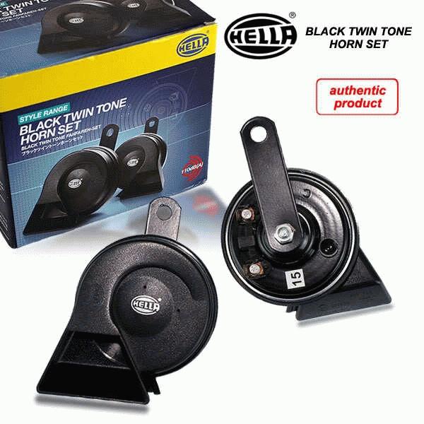 Gambar Klakson Hella TWIN TONE BLACK 12V dari Sabar Motor Kota Bekasi Tokopedia