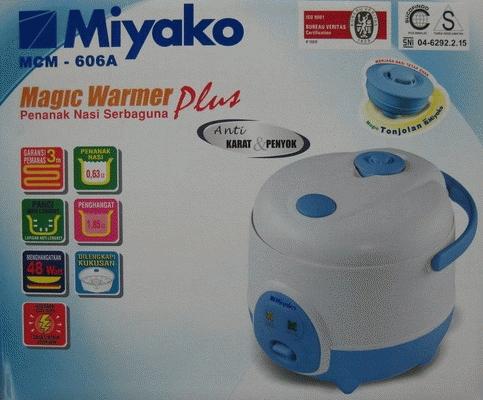 Gambar Miyako Magic Com mcm-606A, Mini Miyako, Miyako Magic Com Travelling ukuran 0.6 Liter dari Dapur Lovers Supplier Jakarta Timur Tokopedia